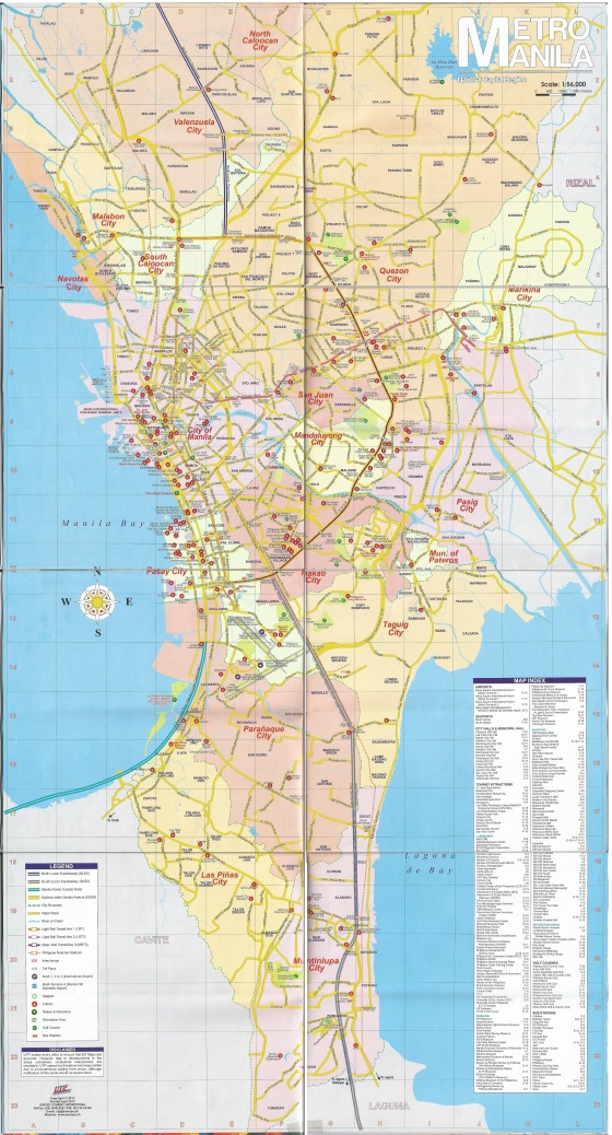metro manila map